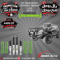 KIT SUSPENSION TOYOTA PRADO 120 foam cell IRONMAN