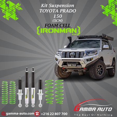 KIT SUSPENSION TOYOTA PRADO 150 foam cell IRONMAN