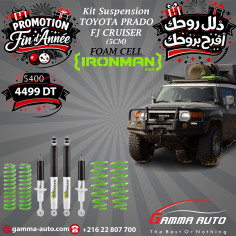 KIT SUSPENSION TOYOTA FJ CRUISER foam cell IRONMAN