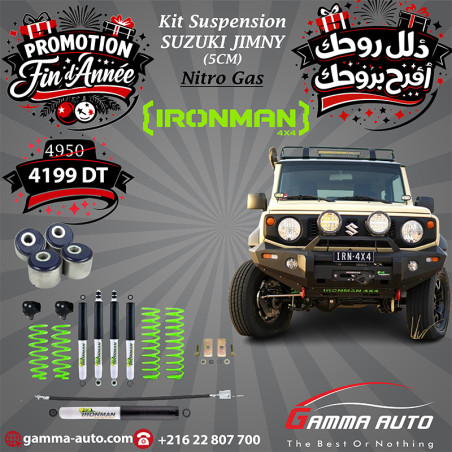 Kit SUSPENSION SUZUKI JIMNY 2018+ IRONMAN