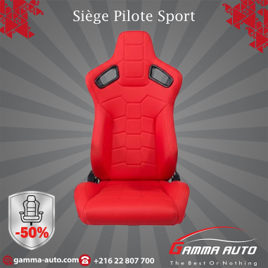 Siege Pilote pour Voiture - rouge TORTUE