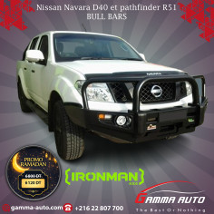 Nissan Navara D40 et pathfinder R51 STEEL WINCH BULL BARS...
