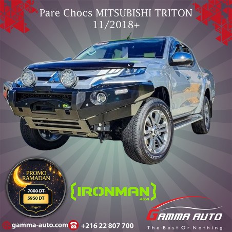 Pare Chocs MITSUBISHI TRITON - 11/2018+ IRONMAN : BBT067-NL