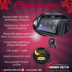 Autoradio Vidéo Pioneer 2 DIN  BT/USB  DMH-AF555BT