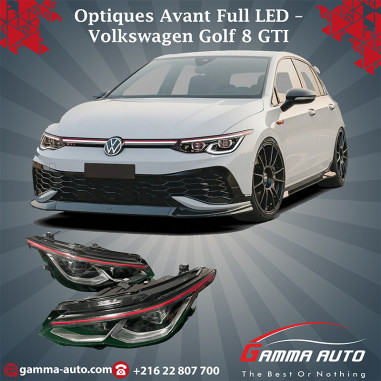 Optiques Avant Full LED – Volkswagen Golf 8 GTI