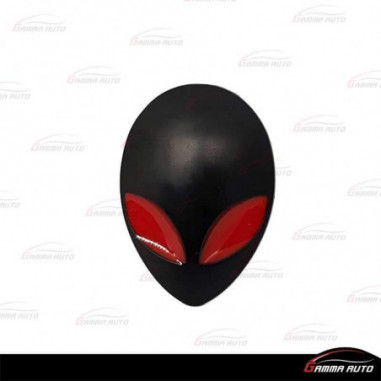 Logo alien rouge et noir