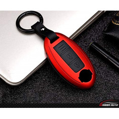 Coque Cle Nissan / Mercedes Rouge