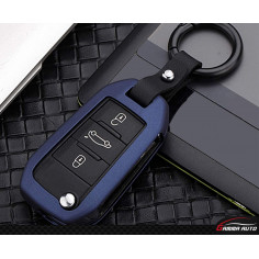 Coque Cle Peugeot Citroen Ds Bleu