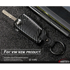 Coque Cle Vw/Skoda/Seat Carbon