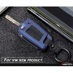 Coque Cle Vw/Skoda/Seat Bleu