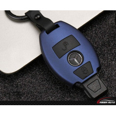 Coque Cle Bleu Mercedes Benz 2 Bouton