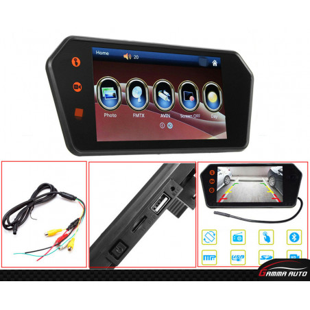 Ecran 7 Pouces Hd Tactile Bluetooth Mp5