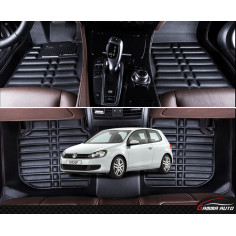 Tapis Sur Mesure Grand Format Noir Vw Golf 6