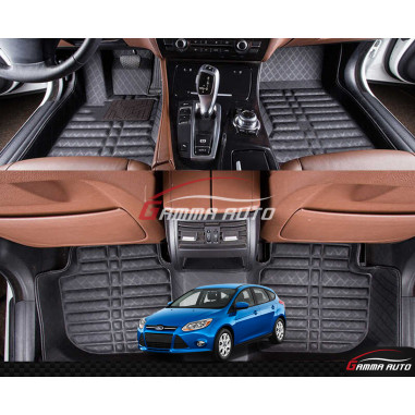 Tapis Sur Mesure Grand Format Carbon Ford Focus 3