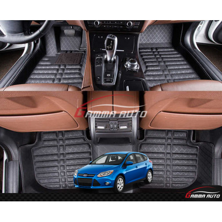 Tapis Sur Mesure Grand Format Carbon Ford Focus 3