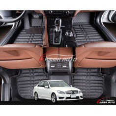 Tapis Sur Mesure Grand Format Carbon Mercedes Classe C W204