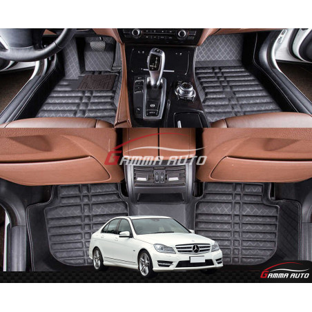 Tapis Sur Mesure Grand Format Carbon Mercedes Classe C W204
