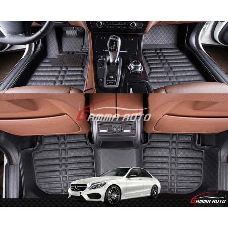 Tapis Sur Mesure Grand Format Carbon Mercedes Classe C W205