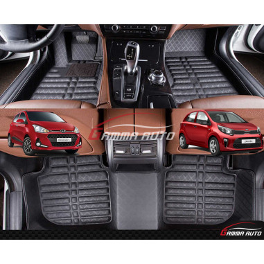 Tapis Sur Mesure Grand Format Carbon Kia Picanto Hyundai Grand I10