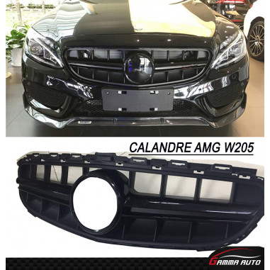 Calandre Mercedes Classe C W205 15 18 Black C63...