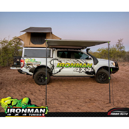 Auvent Instantane Avec Supports 1 4 M (L) X 2 M (Exterieur) Avec Led