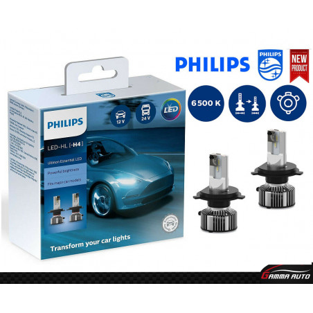 Ampoule de phare avant pour voiture H4 Philips LED - Pouliot Pièces Autos