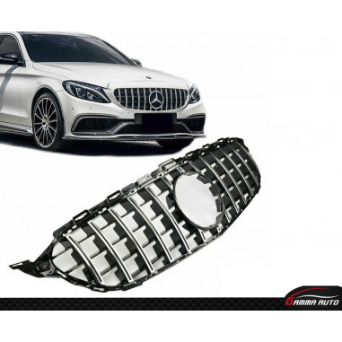 Calandre Mercedes Gt Classe C W205 2019+ Silver