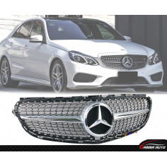 Calandre Mercedes Classe E W212 2013 2015 Diamond Silver