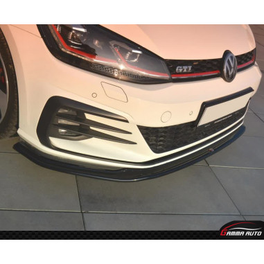 Front Lip Vw Golf 7.5 Gti Gloss Black