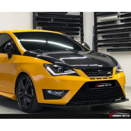 Front Lip Seat Ibiza Gloss Black 2008 2017