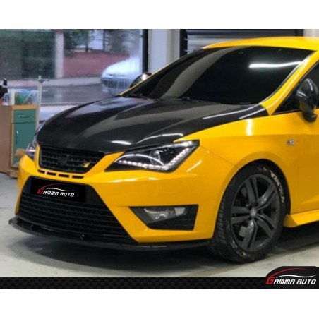 Front Lip Seat Ibiza Gloss Black 2008 2017