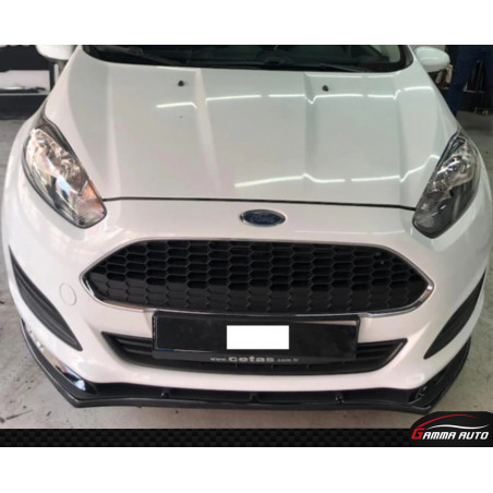 Front Lip Ford Fiesta 2013 2017 Gloss Black