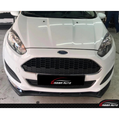 Front Lip Ford Fiesta 2013 2017 Gloss Black