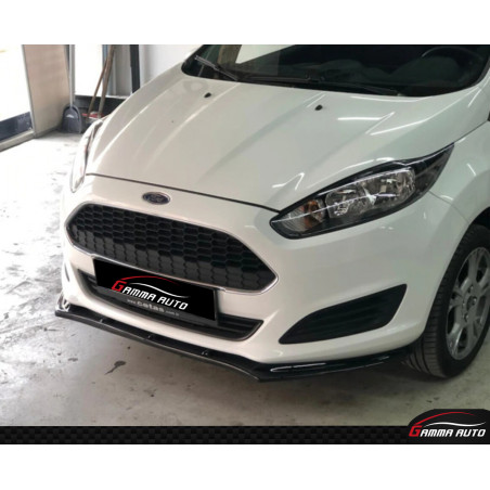 Front Lip Ford Fiesta 2013 2017 Gloss Black