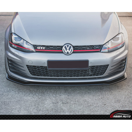 Front Lip Vw Golf 7 Gti Ph1 Gloss Black