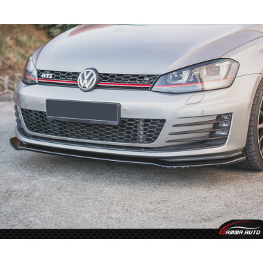 Front Lip Vw Golf 7 Gti Ph1 Gloss Black
