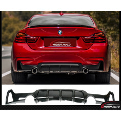 Diffuseur Bmw Serie 4 F32 F33 F36 Double Sortie Gloss Black