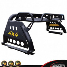 Roll-barre Toyota hilux Vigo/Revo /Ford Ranger Noir avec galerie de toit