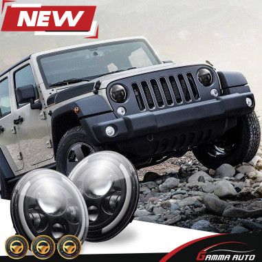 Phares Av Jeep Wrangler Full Led Modele 1