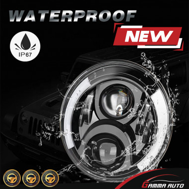 Phares Av Jeep Wrangler Full Led Modele 1