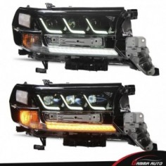 Optic avant Toyota Land cruiser 200 Full led phase 2 Upgrade style lexus