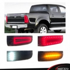 Feux arriere LED Pour Toyota hilux 2012+ Noir