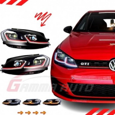 Optique Full Led GOLF 7 LOOK 7.5 RED