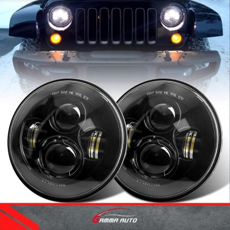 Phares Av Jeep Wrangler Full Led Modele 4