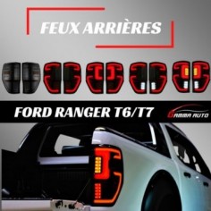 Feux arriere LED Ford Ranger Black