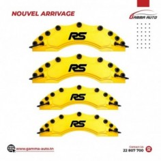 Cache Etrier BLACK RS YELLOW