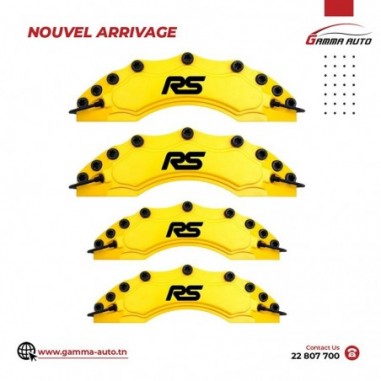 Cache Etrier BLACK RS YELLOW