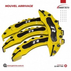 Cache Etrier YELLOW R 4PCS SET