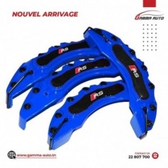 Cache Etrier BLACK RS BLUE