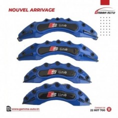 Cache Etrier BLACK SLINE BLUE